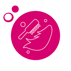 Ułatwia rozczesywanie